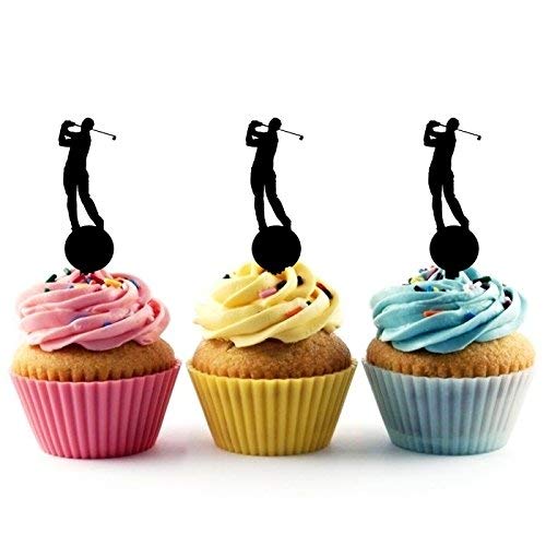 4th Anniversary Shabby Edible Cup Cake Toppers Standup Fairy Bun Decorations